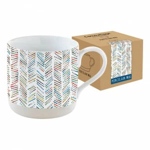 Кружка фарфоровая 0,375 л белая Camouflage EASY LIFE CAMOUFLAGE 00-3946503 Белый