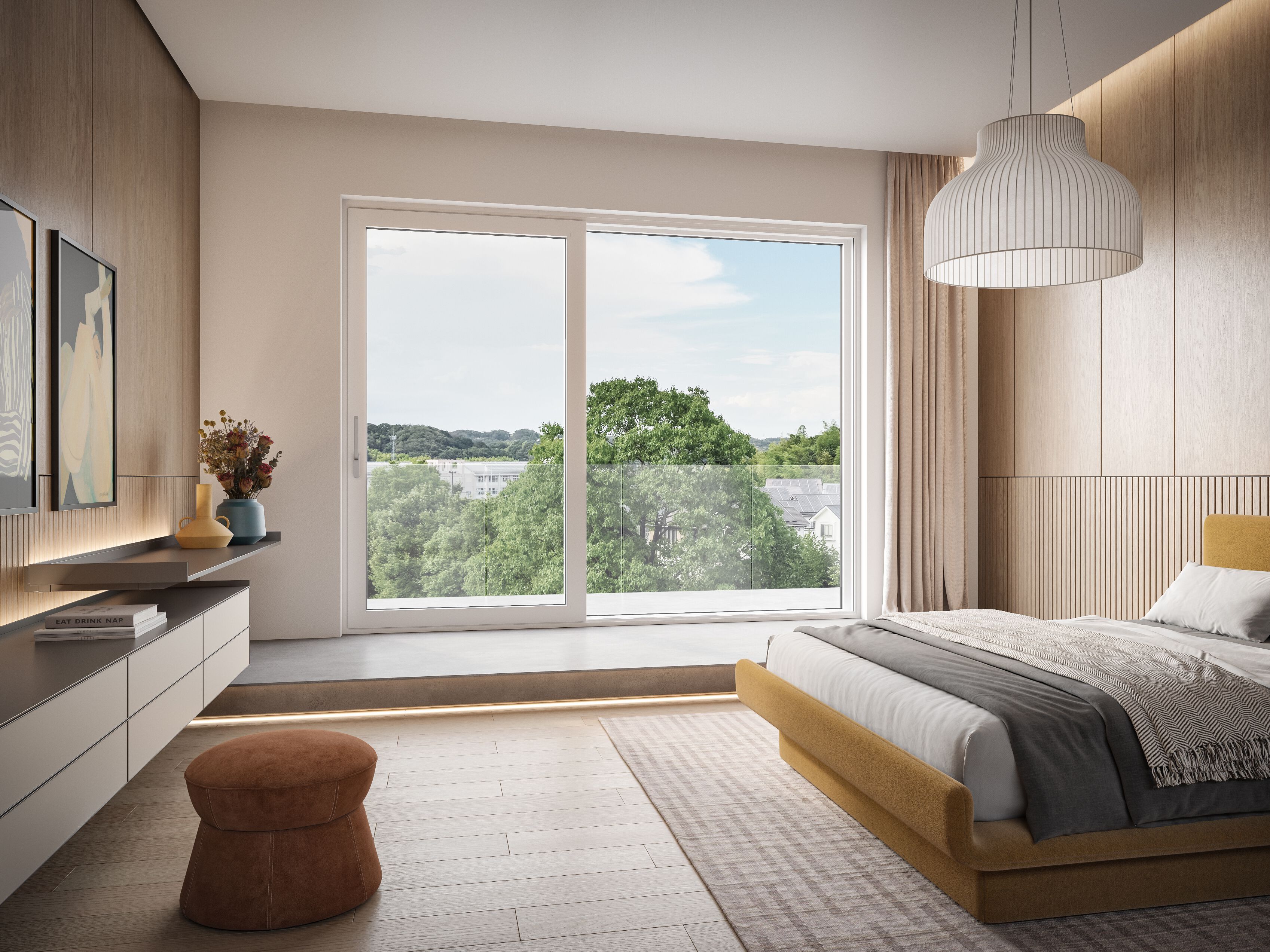 Раздвижные двери-окна Oknoplast алюминий ARCH-00038439 - Вид №1