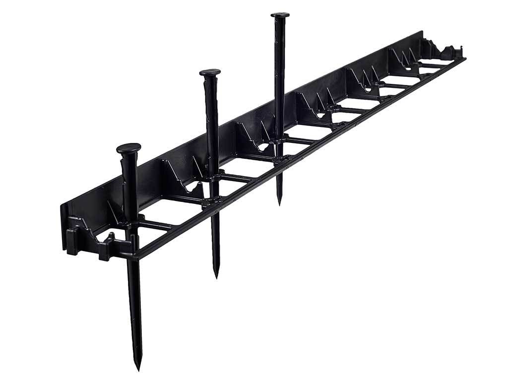 Пластиковый бордюр 58 мм, длина 1 м ГеоПластБорд GPBST-51 - Вид №18