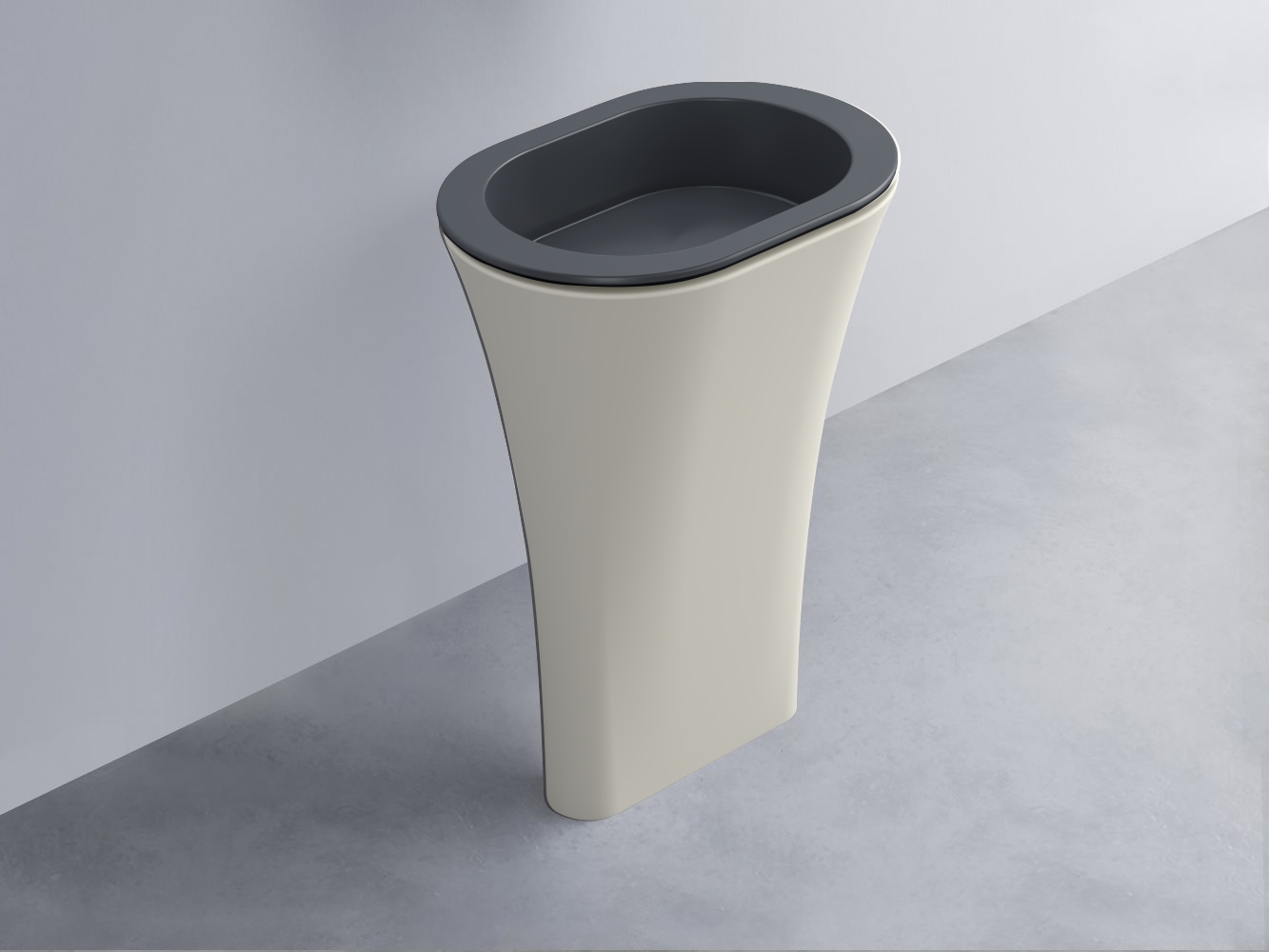 AMLA65-BA+AMPILO-BA+AMCOLO-TL Раковина Amedeo Ovale отдельностоящая cielo Enjoy + Amedeo Ceramica Cielo