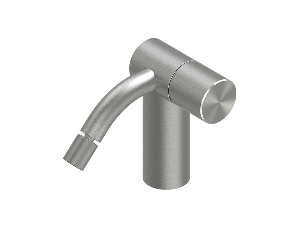 Countertop steel bidet mixer Quadrodesign Hum ARCH-00072464