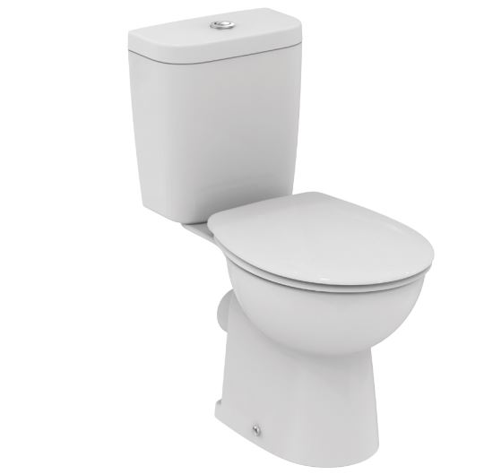 E408761 Унитаз-компакт “гладкая чаша” с сиденьем из дюропласта VIDIMA SEVA FRESH 