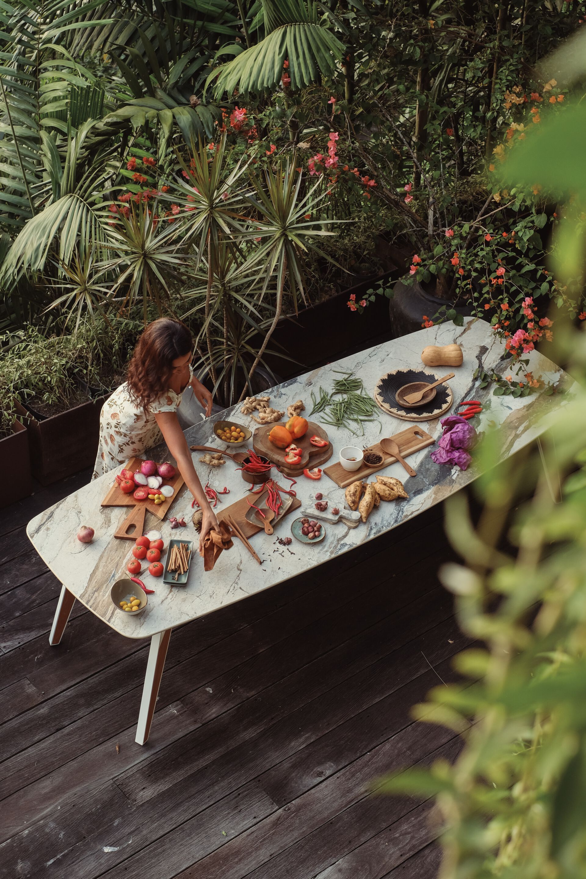 Прямоугольный садовый стол из керамогранита cbdesign Palinuro / Praiano ARCH-00101430 - Вид №12