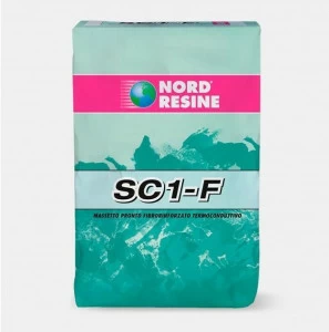 NORD RESINE Готовая к применению песчано-цементная стяжка с контролируемой усадкой, с добавлением полуструктурных волокон. Malte e betoncini per il ripristino