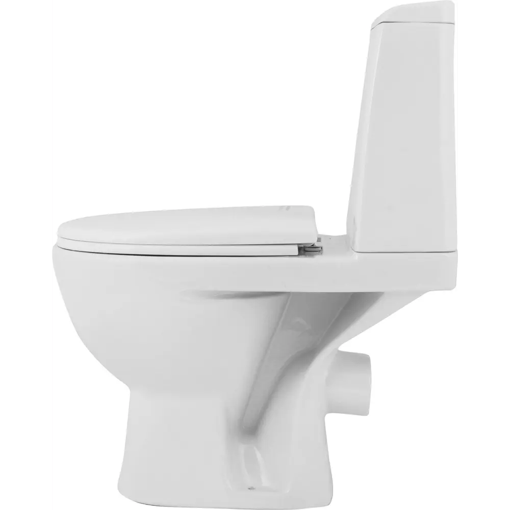 Унитаз напольный «Прима» горизонтальный выпуск двойной слив ROSA STLM-2081220 - Вид №1