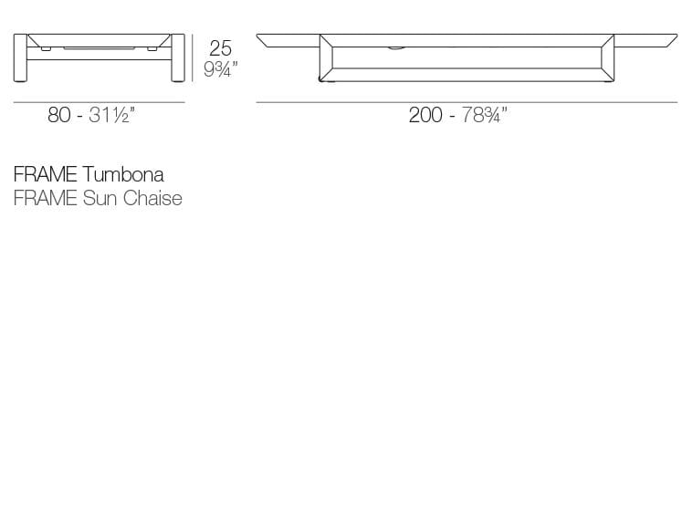 Поли лежак Садовая кровать Vondom ARCH-00153042 - Вид №7