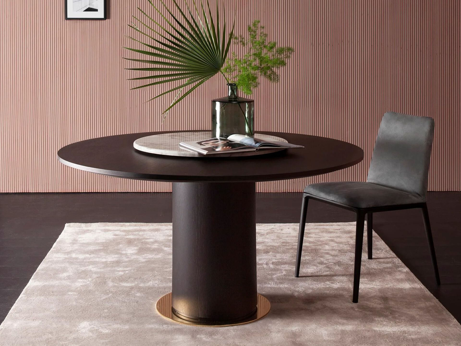 Круглый обеденный стол Vibieffe 4200 CIRCLE ARCH-00131957