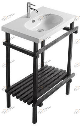 GALASSIA Консоль под раковину из дуба Eden 7230