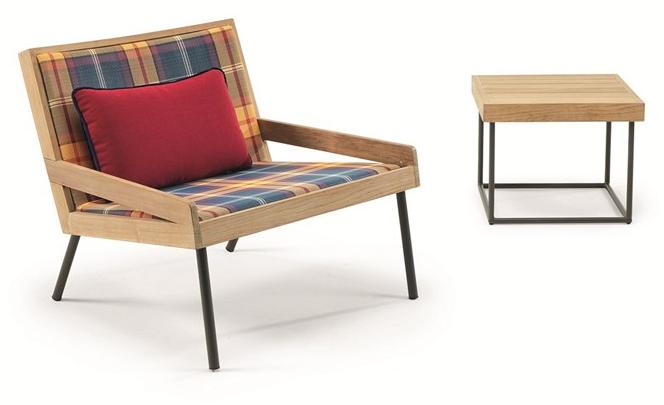 Ethimo Садовое кресло из технической ткани с подлокотниками Allaperto Aapl00tc0 - Вид №2