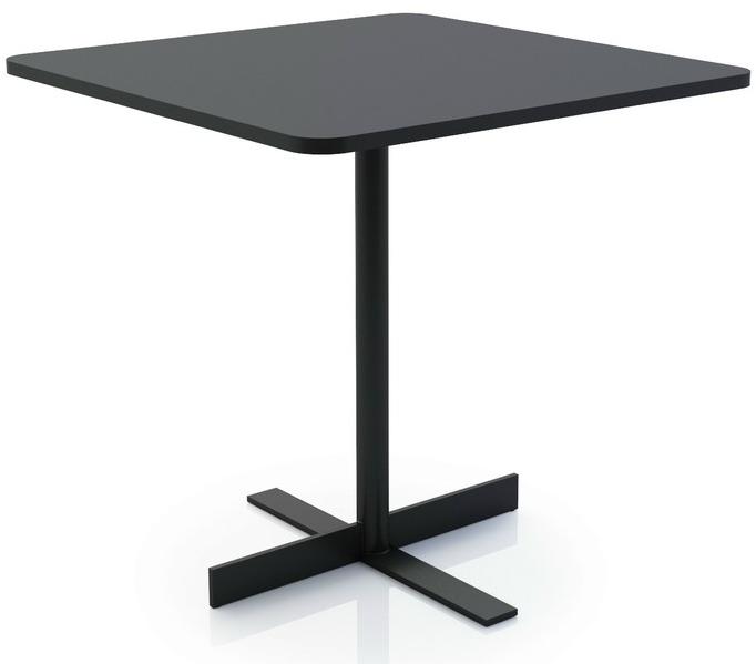ALMA DESIGN Квадратный стальной стол с основанием 4 звезды People sun-id-1435417 - Вид №1