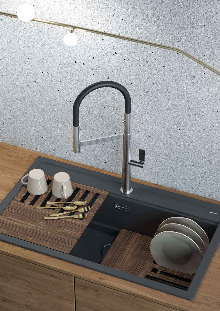 Смеситель для кухни Osaka C-WH OMOIKIRI 4994332 - Вид №2