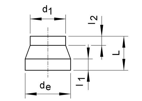 SANIT 392218400 Снижение, ПЭ 100, 17 СДР, короткие, централизованно  - Вид №1