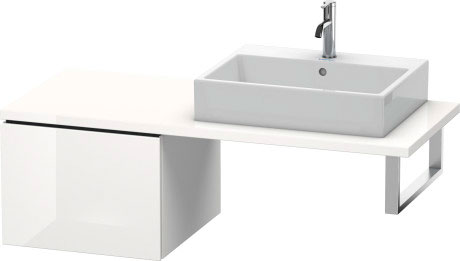 LC583208080 L-Cube Шкафчик для консоли Graphit Super Matt Duravit - Вид №2