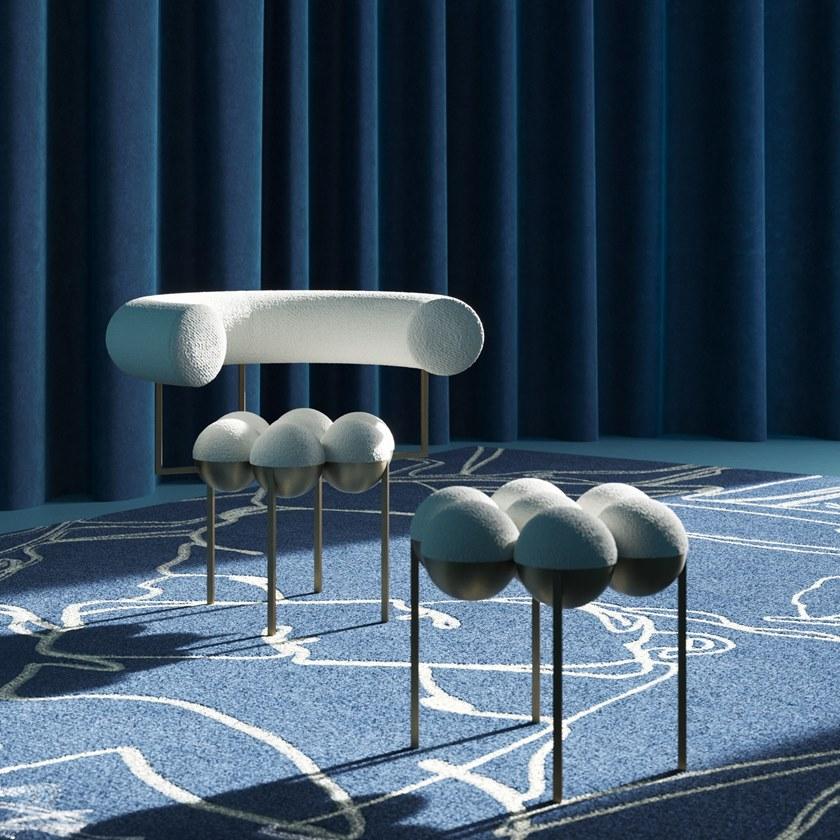 Tapis Rouge Прямоугольный коврик ручной работы Val camonica Tr 1716 - Вид №4