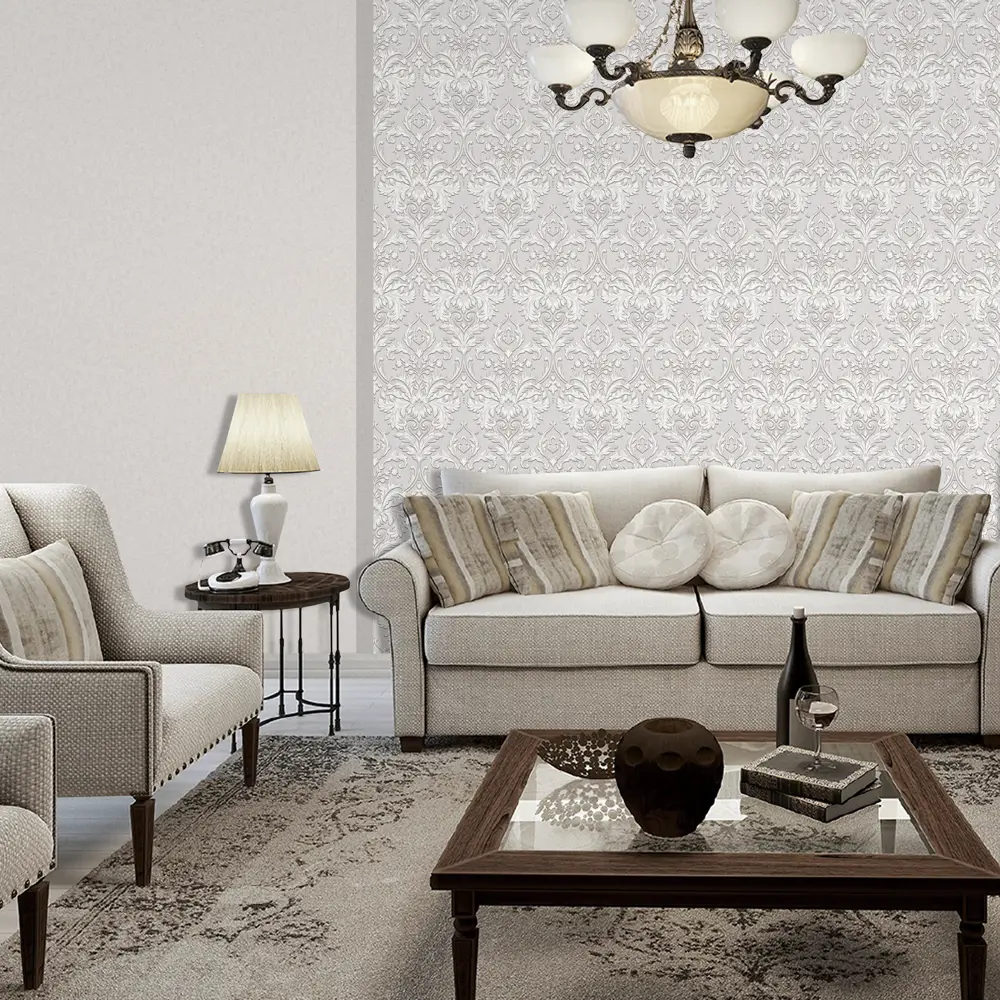 Обои флизелиновые Erismann Light2 бежевые 1.06 м 6117-2 STLM-2122163 - Вид №2