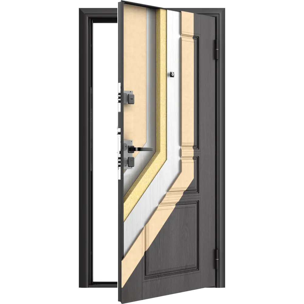 Дверь входная металлическая Классика 88x205 см правая белый DOORHAN STLM-2003652 - Вид №4