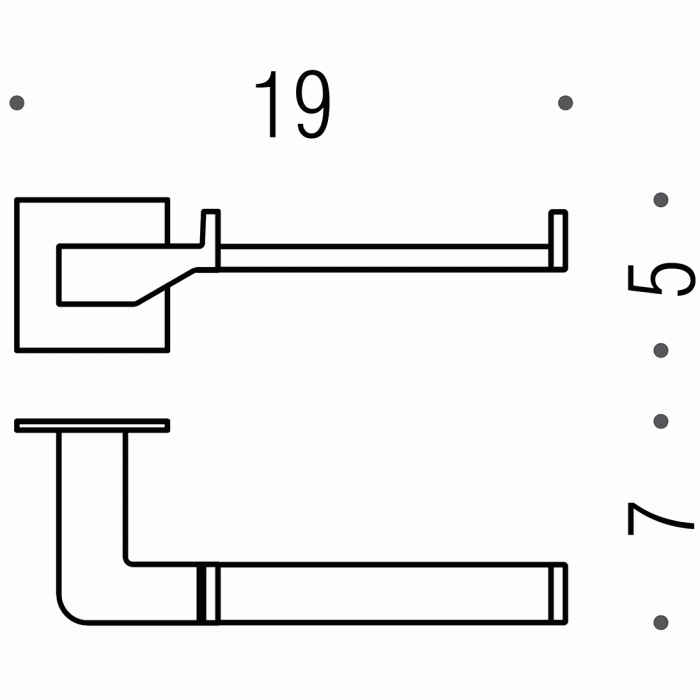 B2908 Держатель туалетной бумаги COLOMBO FOREVER Colombo Design - Вид №2