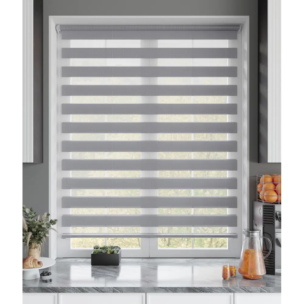 Рулонная штора день-ночь MIAMOZA Петер 40x160 см серая 89411355 STLM-1563646 - Вид №8