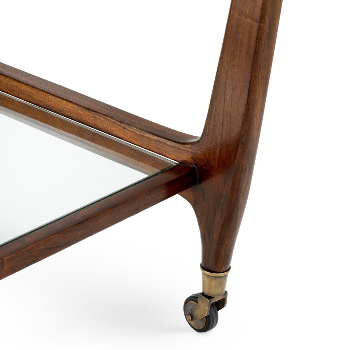 Деревянная и стеклянная тележка для еды Eichholtz JULIANNE ARCH-00146493 - Вид №5