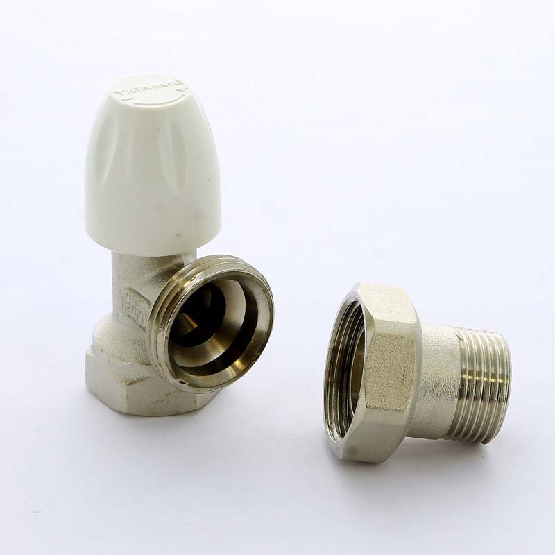 Вентиль НВ угловой для радиаторов с разъемным соединением TIEMME 3/4" 3220017 - Вид №4