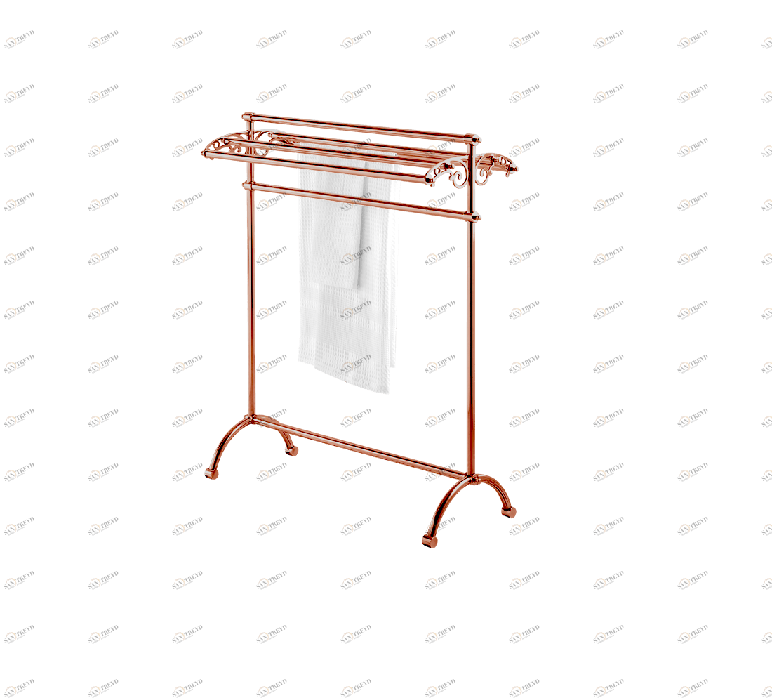 Gentry Home Trevor Вешалка для полотенец отдельно стоящая Unique Медь GH103023