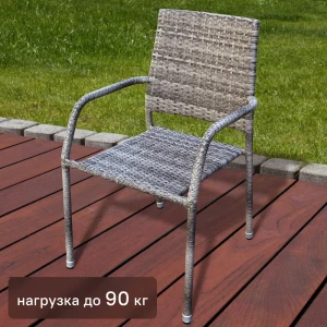 Стул Гарда GS019 54x65x87 цвет серо-коричневый 87795856 STLM-2159620