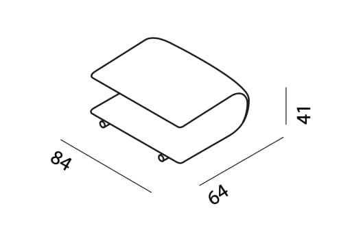 Подставка для ног Desalto клип ARCH-00146333 - Вид №3