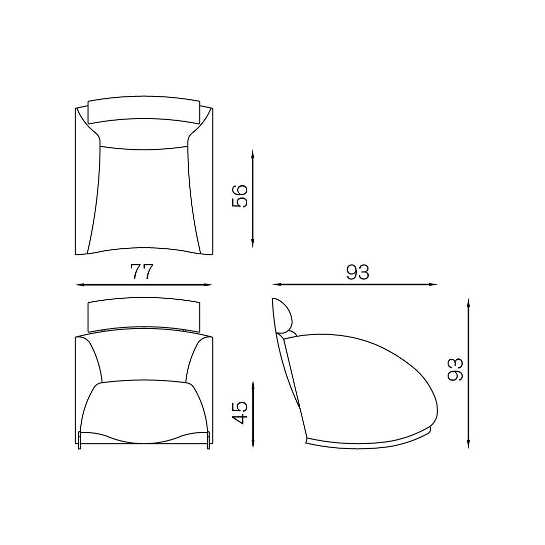 Кресло-качалка с подголовником BALERI ITALIA MAMA ARCH-00097911 - Вид №9