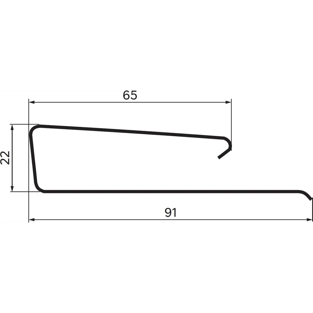 J-профиль для сайдинга MONLID цвет коричневый STLM-2210077 - Вид №1