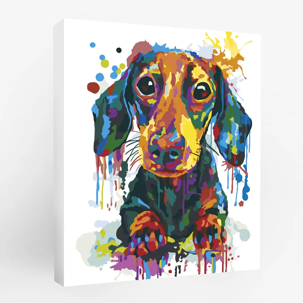 Картина по номерам Такса 40х50 см FBRUSH STLM-2094845 - Вид №1