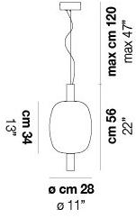 Vetreria Vistosi Светодиодный подвесной светильник с прямым светом в стекле Riflesso sun-id-1402675 - Вид №5
