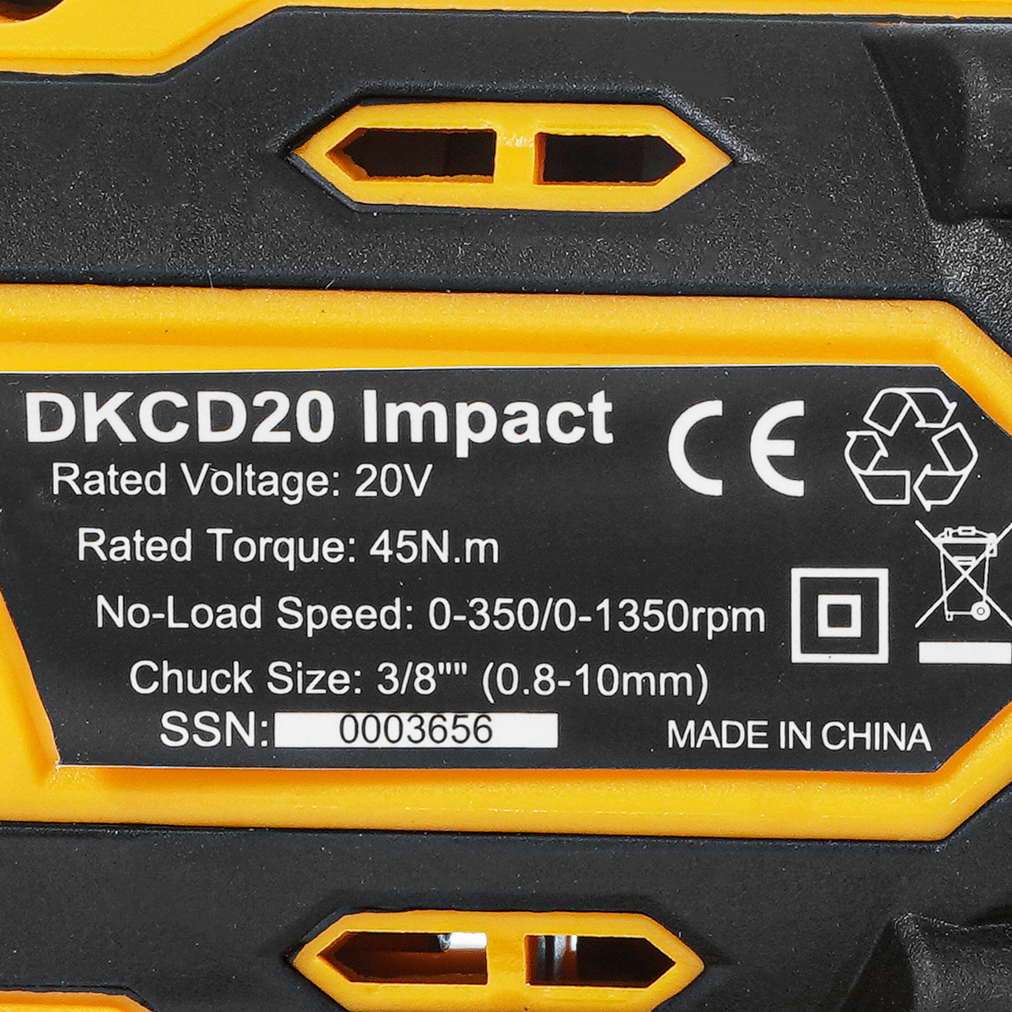 Дрель-шуруповерт DEKO DKCD20 Impact SET 3 9070191 STDN-0031839 - Вид №3