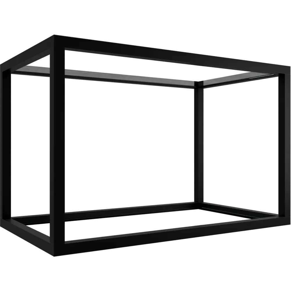 Полка-каркас для кухни 38.4x35x60 см алюминий/стекло DELINIA STLM-2150054