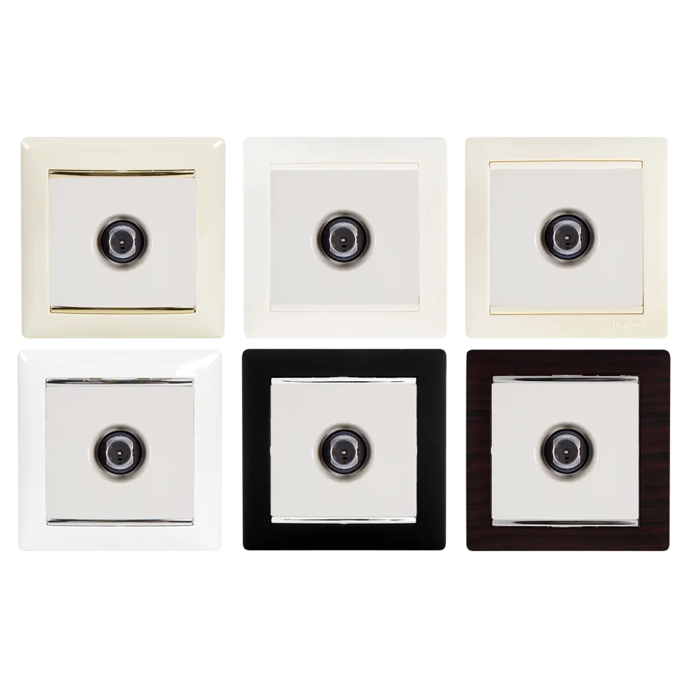 Проходная ТВ-розетка Legrand Valena Classic слоновая кость 12553489 STLM-0002228 - Вид №1