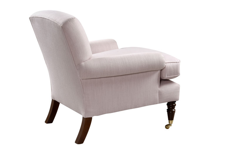 LU015B Кресло Stubbs с гладкой спинкой ijlbrown  - Вид №2