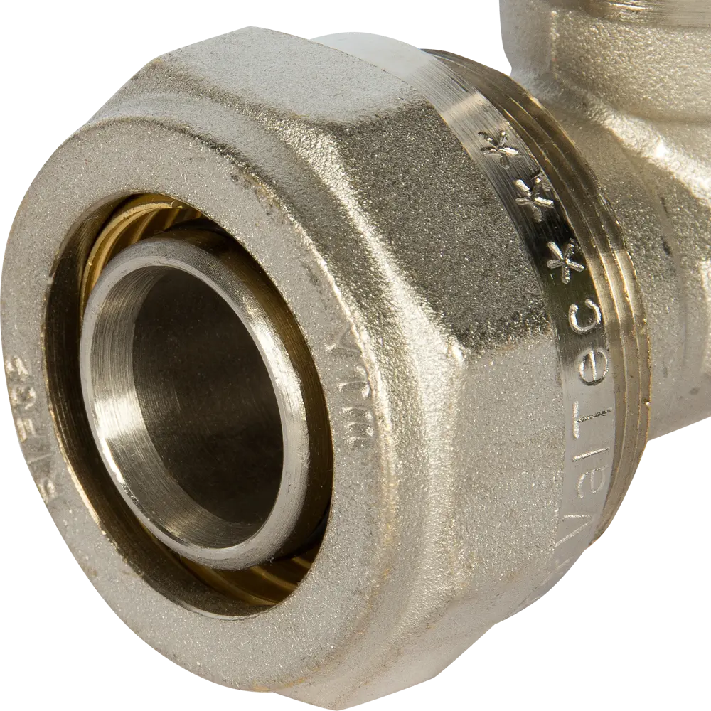 Угол комбинированный 90° Valtec 1"x32 мм НР никелированная латунь VTM.353 STLM-2173325 - Вид №1