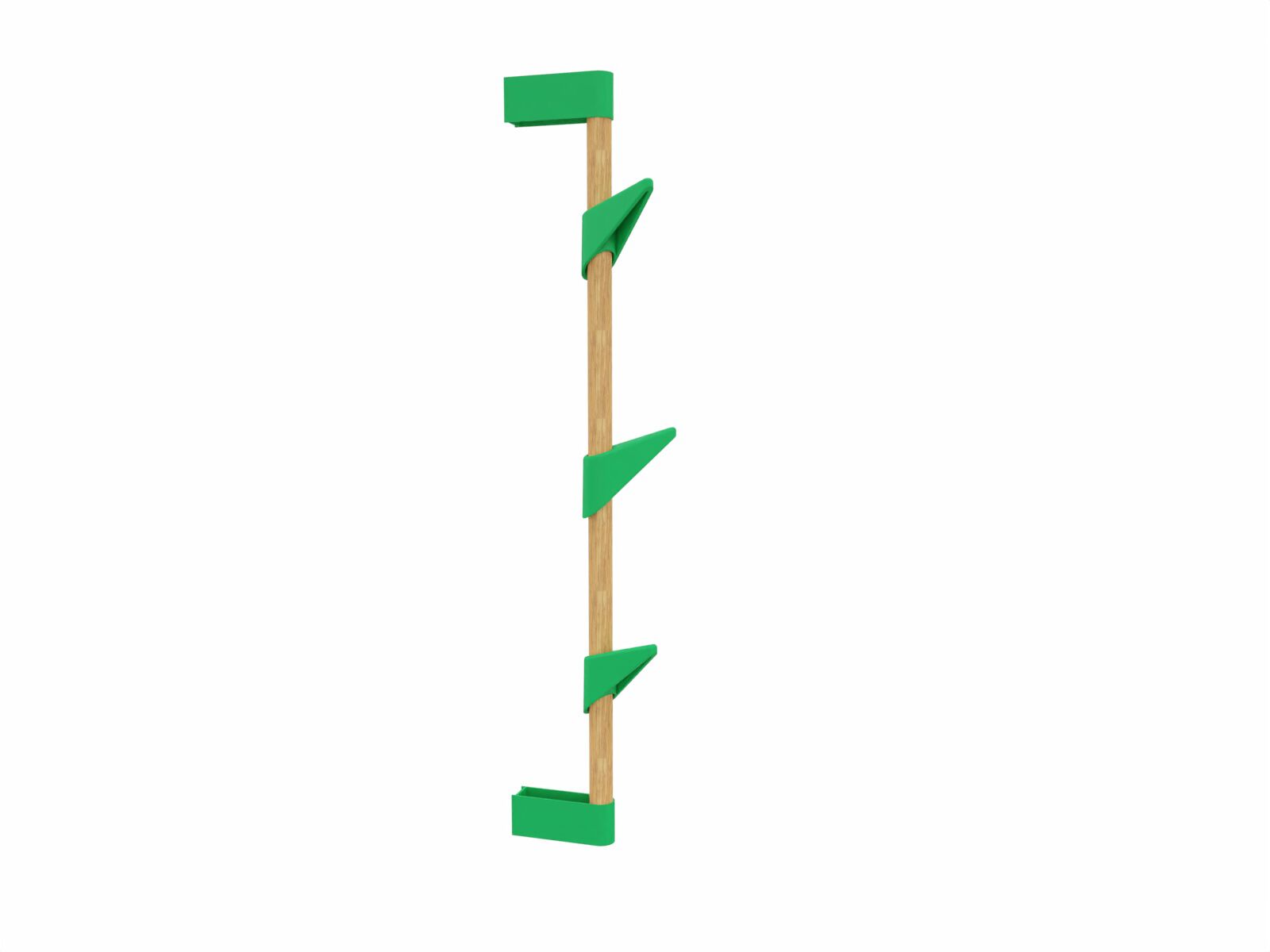 Дуб и полиамид офисная настенная вешалка Cascando Bamboo ARCH-00108724 - Вид №8