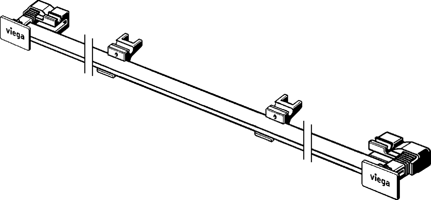 Канализационная арматура  Душевые лотки Advantix  Душевые лотки для встраивания в стену Advantix Vario  Принадлежности для душевых лотков для встраивания в стену Advantix Vario VIEGA 736 590 Модель 4967.33 Santreyd  - Вид №1