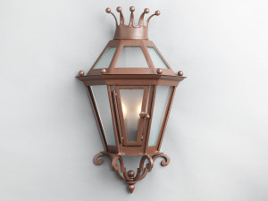 Открытый железный настенный светильник