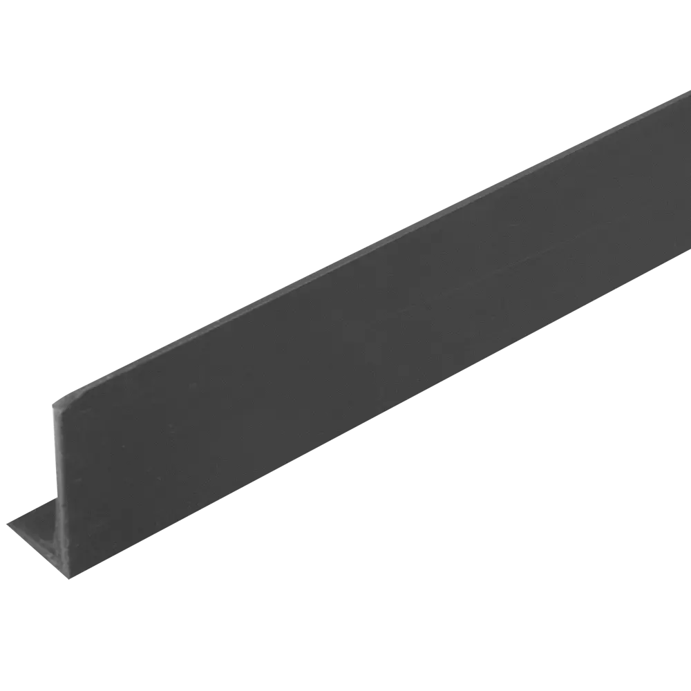 Уголок ПВХ 20x10x1.5x1000 мм цвет черный GAH ALBERTS STLM-2056692