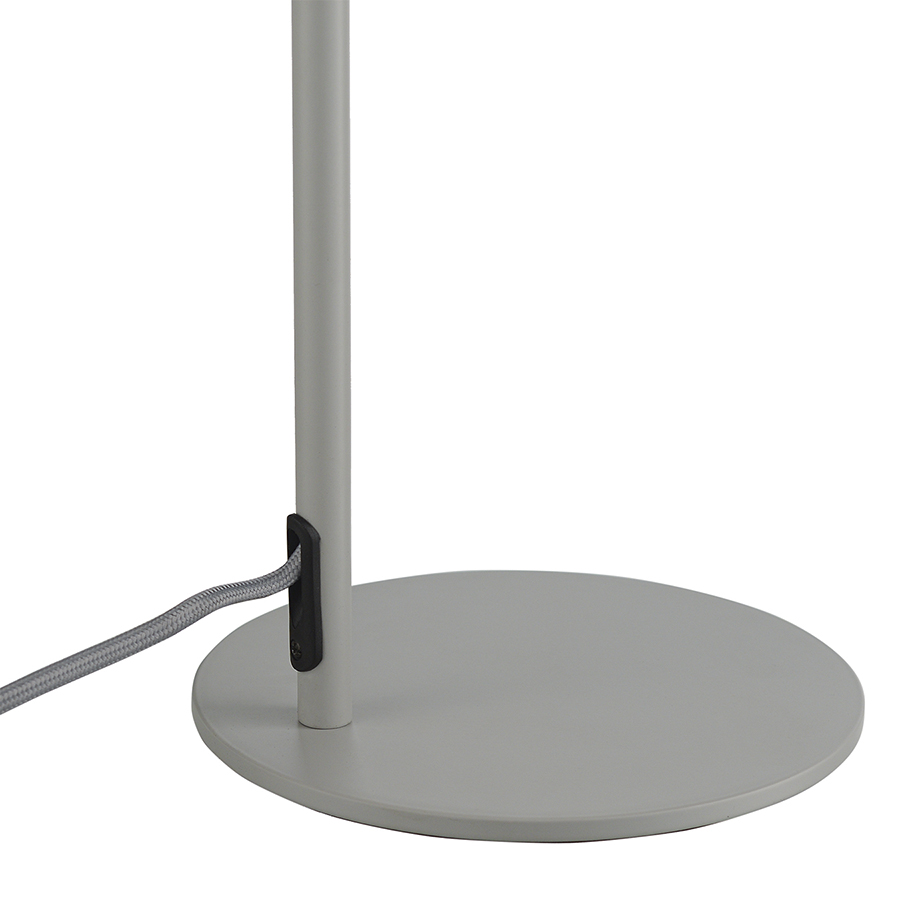 2509_360011 Лампа настольная lyss, 50х25хD18 см, светло-серая матовая Frandsen  - Вид №8