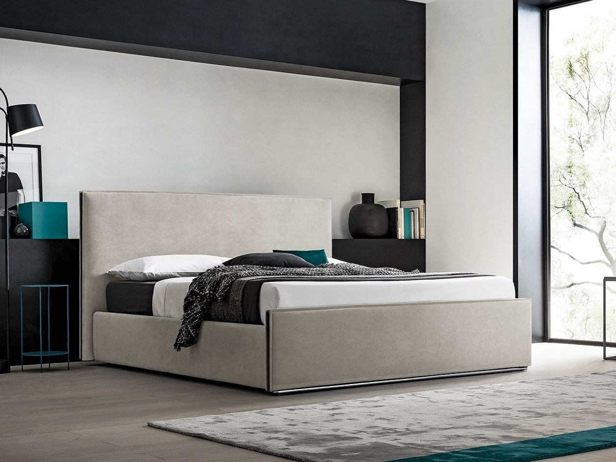 Двуспальная кровать для хранения ткани с мягким изголовьем Felis Bedstories ARCH-00073007