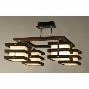 Потолочная люстра Citilux Киото CL133141 CITILUX ДИЗАЙНЕРСКИЕ, КИОТО 182376 Коричневый