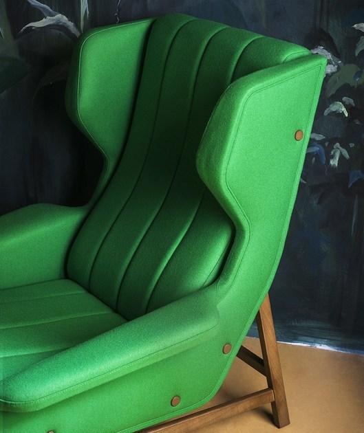 Tacchini Кресло из ткани с подлокотниками Giulia sun-id-1416521 - Вид №6