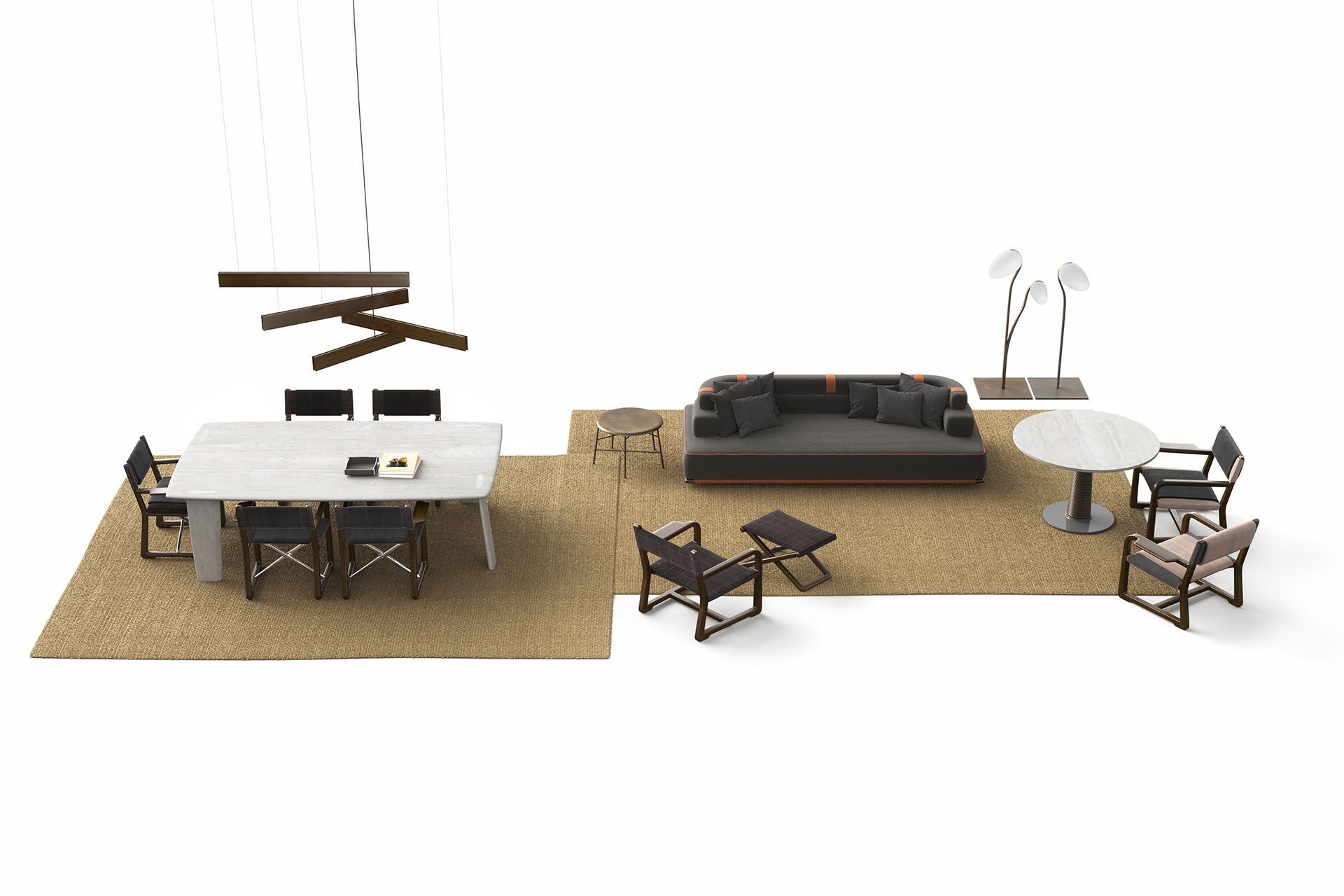 Ткань сад диван Exteta Panarea ARCH-00047668 - Вид №12