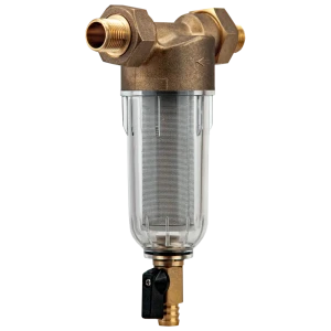 Промывной фильтр для ХВС Посейдон 1/2" НР 100 мкм латунь 13618