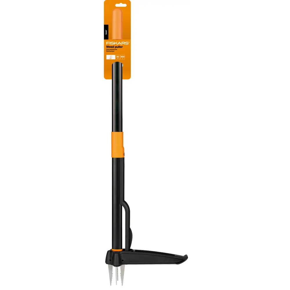 Удалитель сорняков Fiskars Solid 90 см сталь черный/оранжевый STLM-2170085 - Вид №2