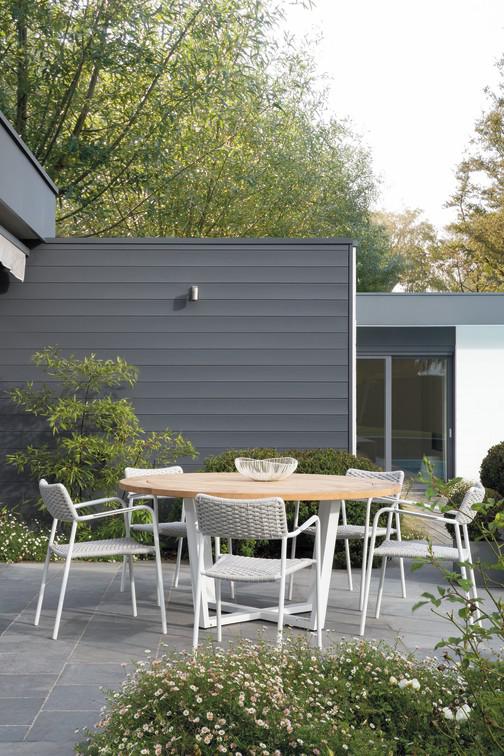 MNST487 Обеденный стол pa lava ⌀148см Manutti Fuse - Вид №10