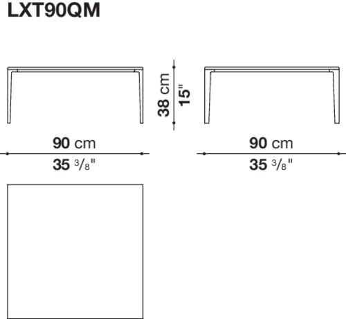 Мраморный журнальный столик Maxalto ARCH-00084302 - Вид №2