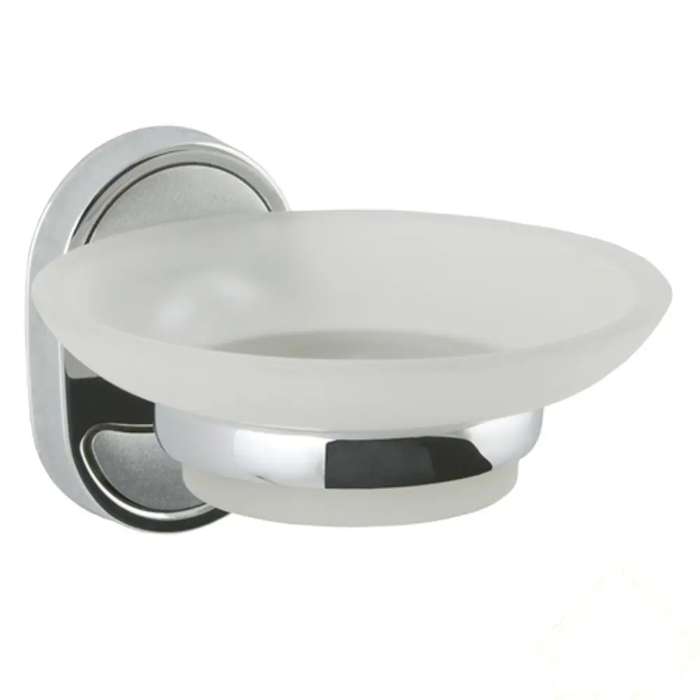 Мыльница стеклянная Taormina, мат. хром Santreyd STLM-2064428